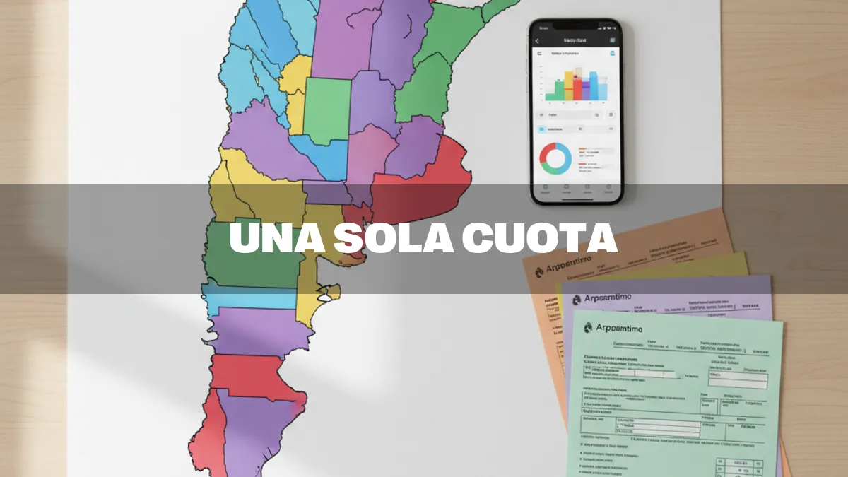 Mapa de provincias adheridas al Monotributo Unificado en Argentina 2026